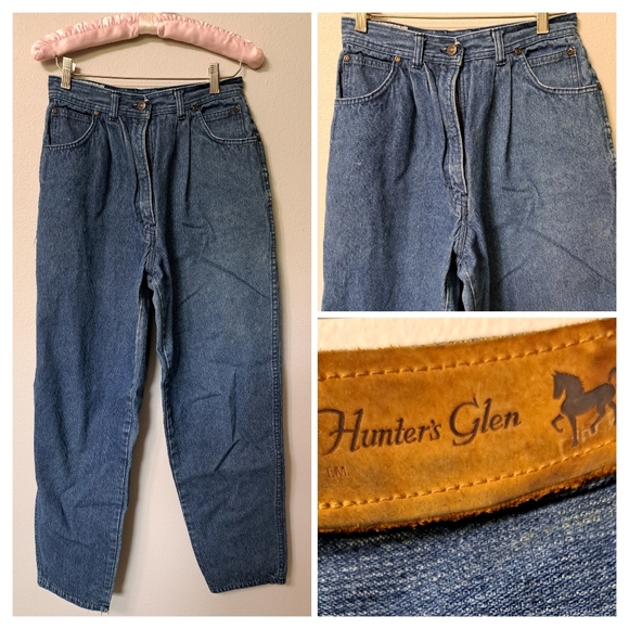 Vintage Denim - Vintage Hunters Glen High Waisted Jeans Sz 13/14